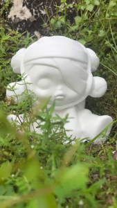 Tượng thạch cao cho bé tô màu "MOON" bé Skull Panda tượng siêu to cao