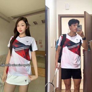 Áo Cầu Lông Quần Cầu Lông Bộ Cầu Lông Nam Nữ Chuyên Nghiệp Vải Thoáng Khí A826 - V Badwear