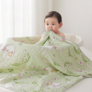 SHI YUE JIE JING | Baby Cotton Bubble Gauze Towel