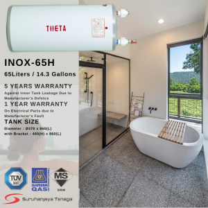 THETA Electric Storage Water Heater 65L with Isolation Barrier
