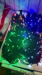 30M 300L LED Green Wire Led Christmas Lights with End Connector/steady christmas light