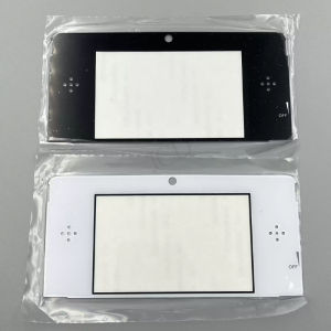 1PCS Top Screen Glass/Plastic Lens with Strong Adhesive Replacement Front LCD Cover For Retro Handheld Game Console