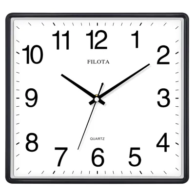 Square Quartz Wall Clock Silent Living Room Decor Simple Creative Fashion No Drilling Required Home Use Clock Hanging on Wall