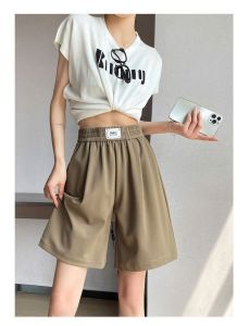 Cocoepps [42-150kg] Lụa băng nữ mỏng mùa hè 2024 mới giảm béo năm tách biệt nhà Quần Short Eo co giãn nữ