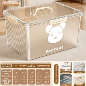 XINGYOU | Hộp Lưu Trữ Đựng Tay Chống Ẩm Bằng Nhựa