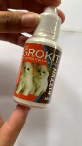 Grokit Drop 30ml Obat Vitamin Anak Kucing Nutrisi Pertumbuhan Kitten