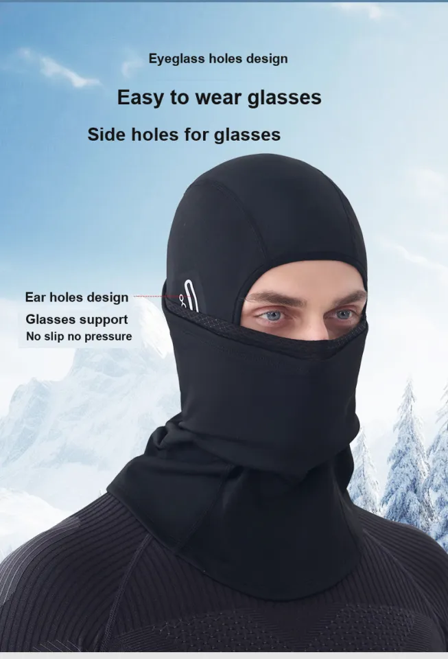 ソロイスト not neck gaiter face mask Thermal Outdoor Riding Face Mask Windproof Thick Full Face Neck