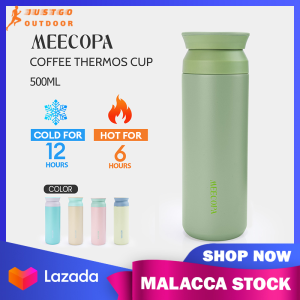 MEECOPA 500ml Stainless Steel Thermos Cups Coffee Mug Insulated Water Bottle Thermal Outdoor Travel Vacuum Flask