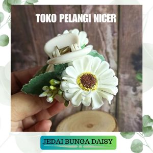 JEDAI BUNGA DAISY - JEPIT RAMBUT BUNGA DAISY - JEDAY HAIRDO JEPITAN RAMBUT BUNGA ASTER