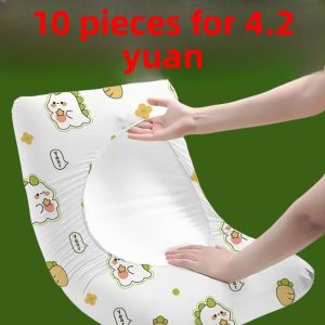 Hotel Disposable Thickened Non-Washable Pillowcase Single Person Train Sleeper Travel Pillow Towel Bedding Cover for Outdoor Camping