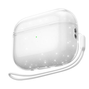 Ốp Silicon Trong Suốt Lấp Lánh Cho AirPods Pro Gen 1/2/3 Phụ Kiện Bảo Vệ Chống Sốc Tương Thích Với AirPods 4