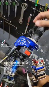 Gas Spontan Roller Acerbis V2 Gas Spontan Acerbis Full Cnc Plus 1 Kabel Universal Motor