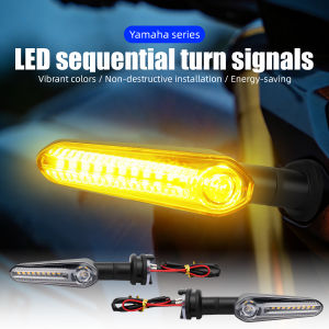 KEVANLY | 1/2 Pair MT-09 Motor LED Turn Signal Indicator Light For Yamaha YZF R6 R1 R3 R7 R9 R15 MT07 TRACER 700 900 9/GT XSR 700 XJ6 FZ1