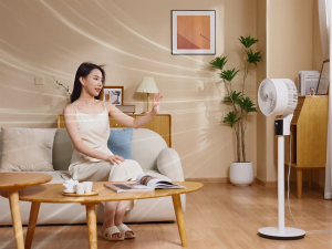 Xiaomi JIPIN Air Circulation Fan  Portable Noiseless Automatic Shaking Head Remote Control Floor Ventilation Household Suitable for Small Spaces