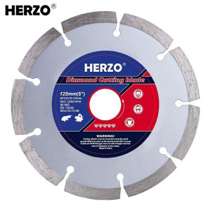 HERZO 125MM Đĩa Cắt Kim Cương Đa Năng Lưỡi Cưa Cho Máy Mài Góc Máy Cắt Gạch Gốm Nhà DIY 125x22.23mm