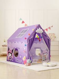 Childrens Portable Tent Game House Birthday Gift Girls Bedroom Princess Kitty Cat Castle Playhouse Fabric Tents for Kids