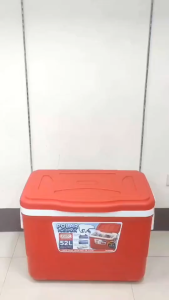 ZOOEY BRAND HIGH-QUALITY COOLER BOX POLAR ICE BOX LARGE 35 LITER PLAIN LID/ 100% INSULATED CONTAINER #GD