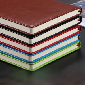 Thickened Business Notebook Meeting Record Book Simple Design Diary Handmade Account Work Book Party Member Study Notebook