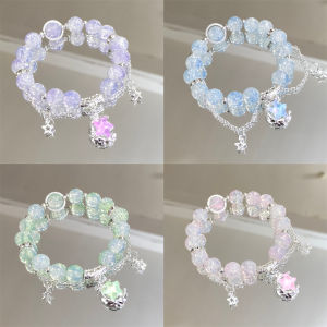 Corinna Sweet Star Moon Bracelet Women Super Fairy Versatile Crystal Bead Niche