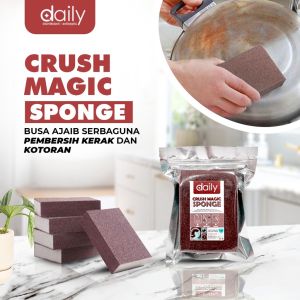 DAILY CRUSH MAGIC SPONS / SPON PEMBERSIH KERAK PANCI / SPONGE PEMBERSIH NODA KERAK