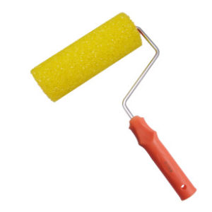 8 Inch Texture Paint Roller Brush with Handle for Silicon Dendroid Special Tool Half Open Hole Scraping Paint Brush