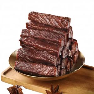 Inner Mongolian Air-Dried Beef Jerky Hand Torn Spicy Leisure Snacks with Vacuum Packaging Independent Packs Hulun Hube Series