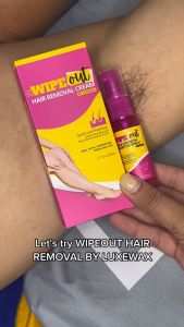 (ONHAND) LuxeWax | Wipeout Hair Removal Cream & Hair Growth Inhibitor Spray