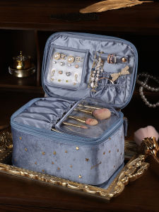 TOMILL แบบพกพาความจุขนาดใหญ่ น่ารัก กระเป๋าเครื่องสําอางสไตล์ญี่ปุ่น Girls หัวใจกระเป๋าใส่แป้งแต่งหน้าลายดอกไม้รูปทรงลูกบาศก์