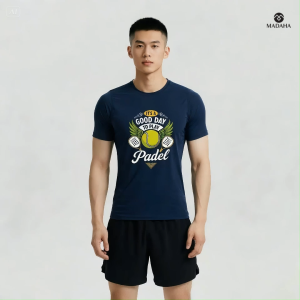 Madaha Kaos Baju Dry fit Jersey Olahraga Padel Good Day To Play