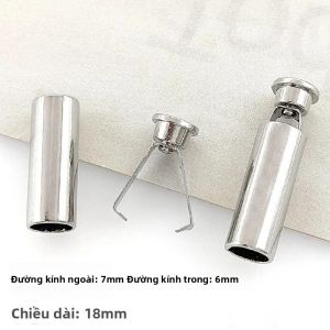 20 Bộ Khóa Dây Kim Loại Nút Chặn Dây Khóa Dây Khóa Treo Chuông Khóa Dây Cho Túi Giày Quần Áo Dây Đeo Phụ Kiện Làm Thủ Công Hợp Kim Kẽm