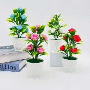 Artificial Flowers Plant Simulation Potted Plant Mini Plants Plant Home Decoration Artificial Potted Plants