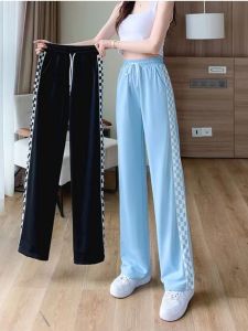 Womens Wide Leg Pants Summer Drapey Straight Casual Sports Trousers for 12 Year Old Girls Junior High School Students