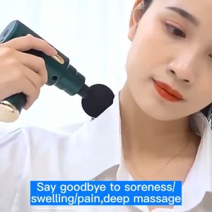 Massage Gun Professional Electric Mini Muscle Massager Relax Muscle Vertebral Massager Neck Mask Rob Professional Grade