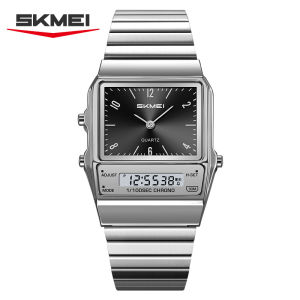 SKMEI 2632 Student Dual Display Luxury Watch for Men Womens Electronic Waterproof Chrono Mens Wristwatches Quartz Watches Reloj