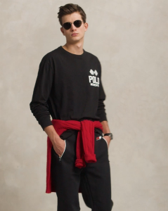 Polo Ralph Lauren Men Classic Fit Slub Jersey Graphic T-Shirt [Sale]