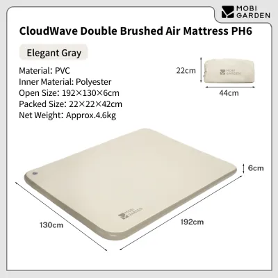 MOBI GARDEN Camping Air Mattress Self Inflating Single Double Sleeping Pad Air Bed Home Outdoor