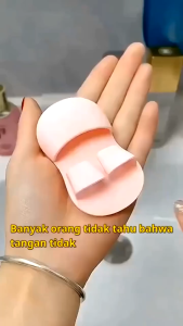 Sikat Wajah Silikon Pembersih Wajah Dari Kotoran Komedo Bentuk Sandal Facial Cleaning Scrub Lembut Multifungsi Bahan Berkualitas Tekstur Lembut Cocok