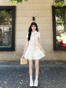 DUOMIAOTU | Korean Style Summer Dress Unique and Charming School Uniform Style