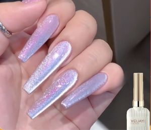 Sơn gel mắt mèo nhũ khổng tước đuôi công XEIYAJI chất sơn đậm đặc chuẩn màu chai 15ml