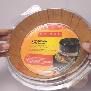[SG STOCK] Air Fryer Paper Tray Disposable Parchment Paper Air Fryer Paper Liners Square Round Kitchen Non-Stick Baking