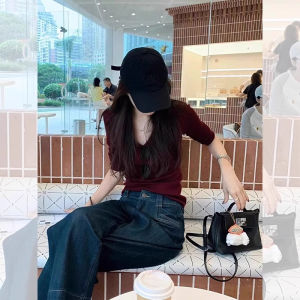 SHUQINGLAI | Áo Sweater Len Dài Tay Ôm Sát cho Nữ