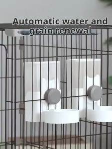 Automatic Pet Bowls Large Capacity Cage Hanging Feeder Dog Water Bottle Bowl for Puppy Cats Pet Feeding Product