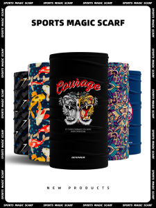 Magic Ice Silk Headband Mens Basketball Fitness Sweat Absorbent Band Summer Anti-Slip Durable Sports Neck Warmer for Men