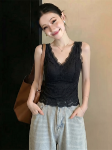 AIYITI | Lace Back Tank Top Large Size For Summer