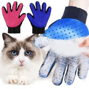 PawPulse【Local Stock】Pet Hair Glove Comb Pet Dog Cat Grooming Cleaning Glove Deshedding Hair remover Massage Brush Animal Supplies Cat Accessoies