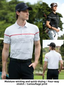 PGM GOLF | New Camouflage Summer Short Sleeve Polo Shirt