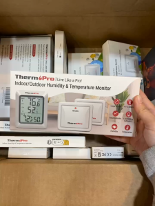 Nhiệt Ẩm Kế Không Dây ThermoPro TP60 - 2 cảm biến – Đo Nhiệt Độ & Độ Ẩm Trong/ Ngoài Trời Kết Nối 150m