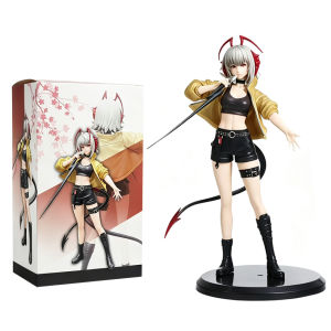 Bandai | 22cm Game Arknights Wišadel Figurine Standing Posture Serie Cute Cool Action Sniper Profession Pvc Toy Collection Gift In Stock