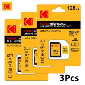 KODAK Micro SD 128GB 256GB 512GB 1TB 2TB Memory Card 100MB/S A1 V30 U3 TF Microsd Cards Memori Card For Laptop Phone Drone Camera PC