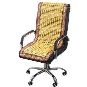 Cool Bamboo Seat Cushion with Back Support for Office Chair